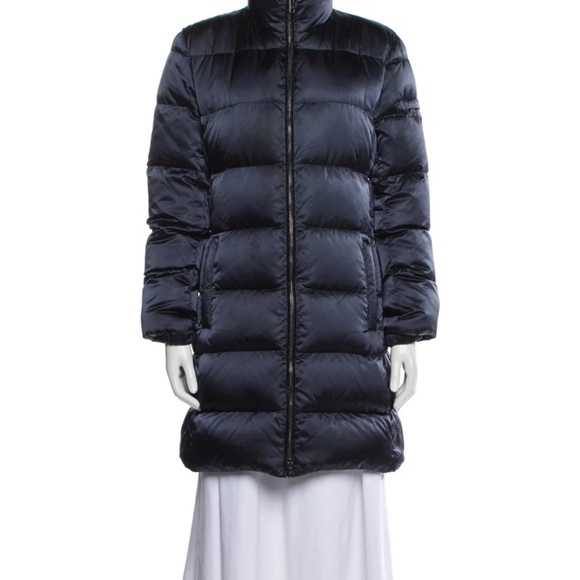 Prada Women's Down Feather Black Puffer Coat - Picture 14 of 14